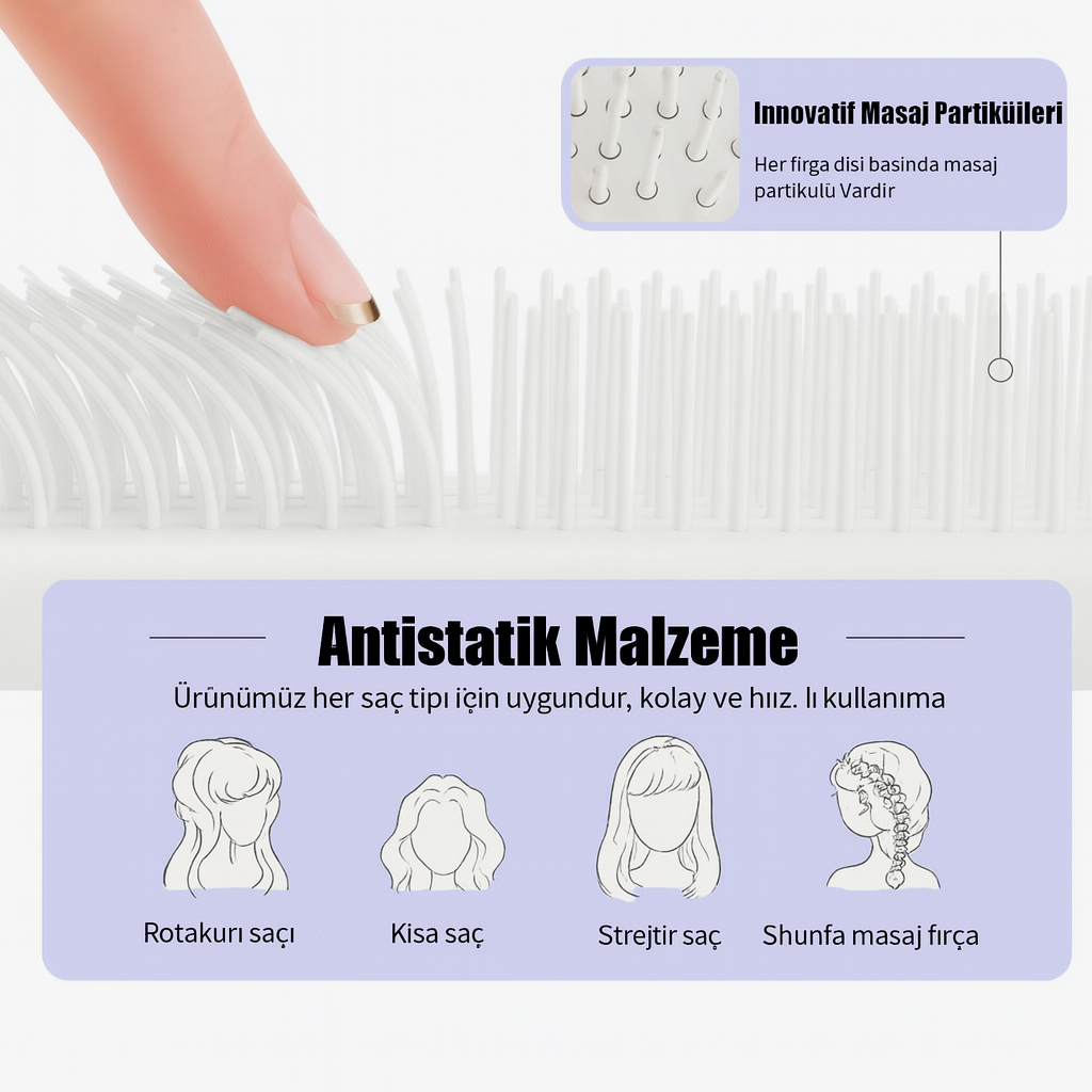 Vionelle™- Kendini Temizleyen Tarak